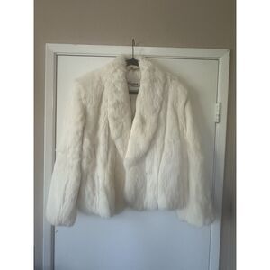 Vintage Wilsons Rabbit Fur Jacket | Size Medium | Genuine Fur Coat